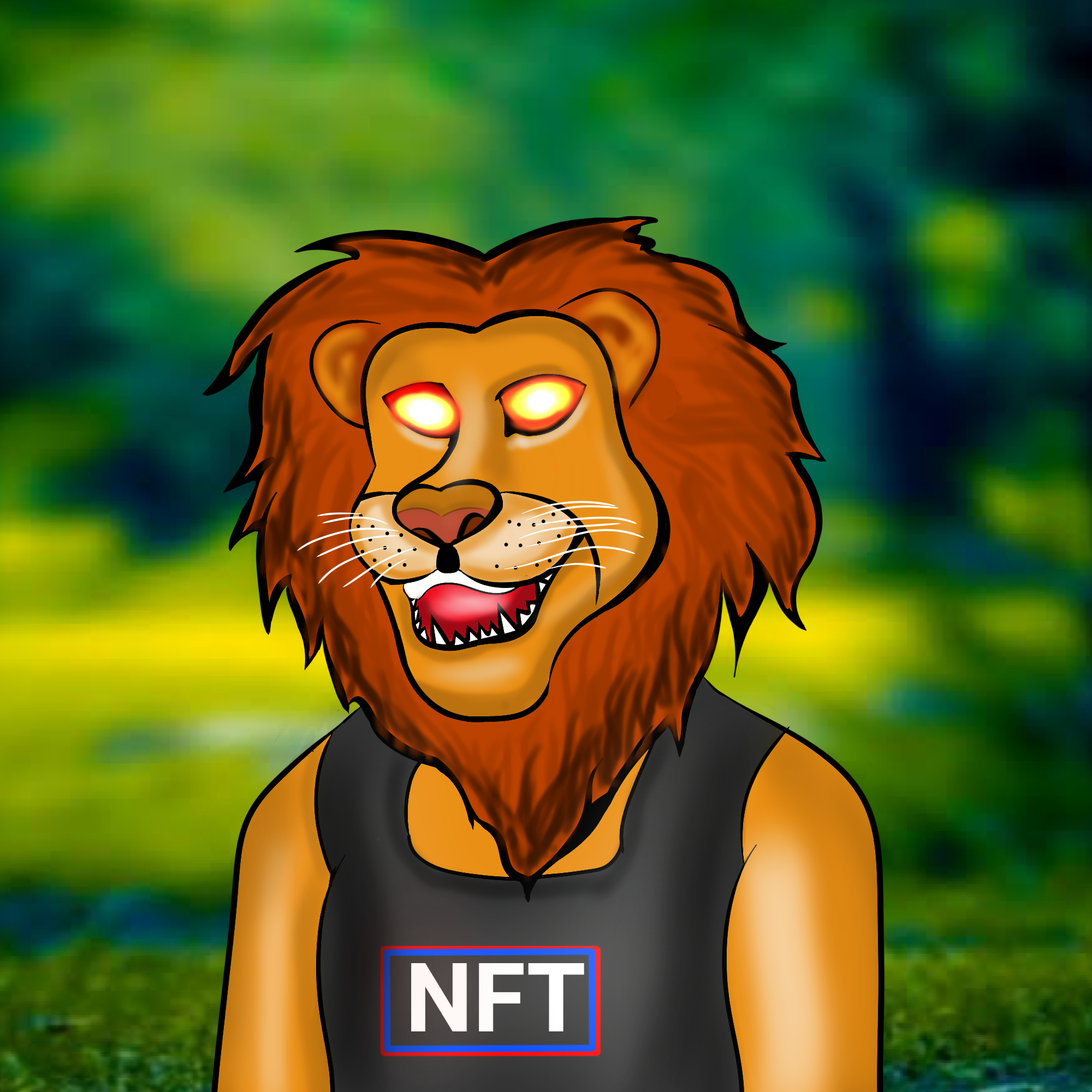 Nft Jungle Lion #005